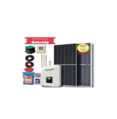 3 kW Solar Plant Panel Make Adani Invertor Waaree